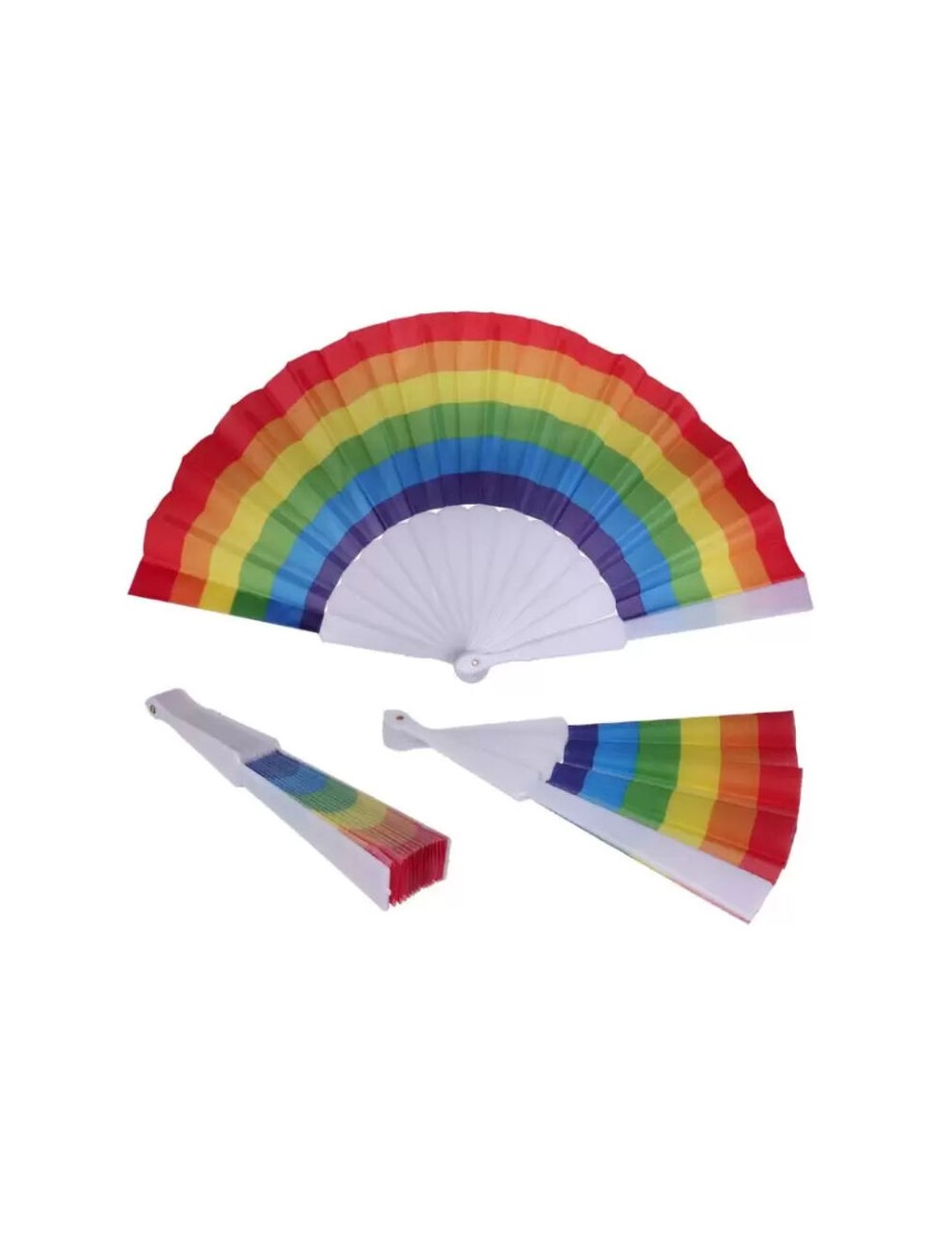 PRIDE - LGBT FLAG FABRIC FAN PRIDE - LGBT FLAG FABRIC FAN