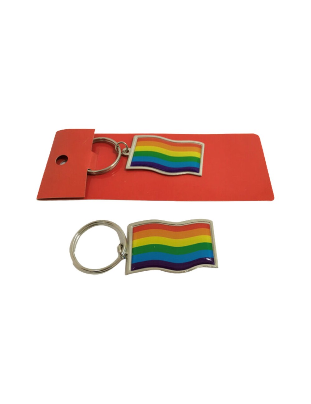 PRIDE - LGBT FLAG KEYCHAIN PRIDE - LGBT FLAG KEYCHAIN