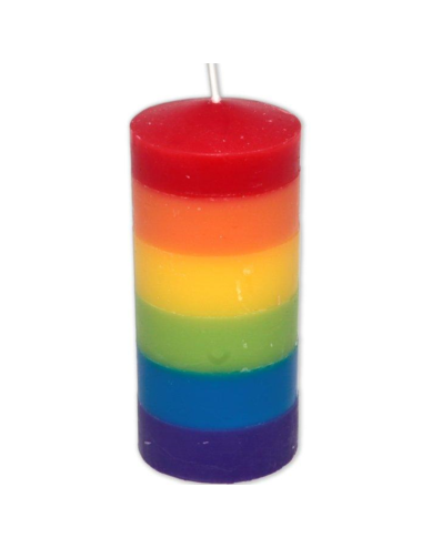 PRIDE - BIG CANDLE WITH LGBT FLAG