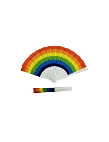 PRIDE - RAINBOW FLAG WOODEN FAN