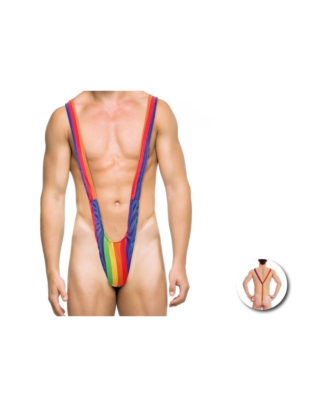 PRIDE - MEN'S TRIKINI RAINBOW FLAG PRIDE - MEN'S TRIKINI RAINBOW FLAG