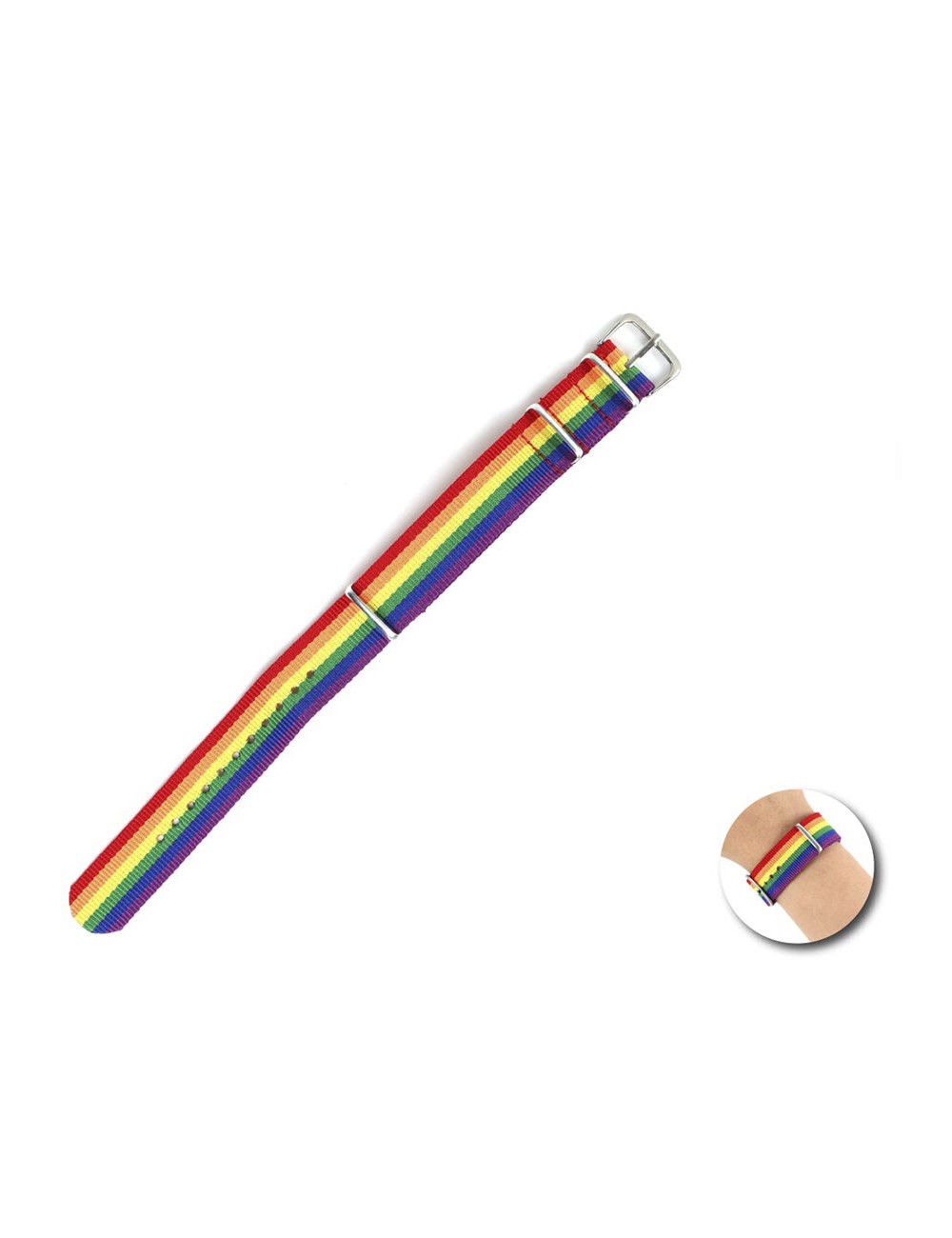 PRIDE - RAINBOW FLAG BRACELET PRIDE - RAINBOW FLAG BRACELET