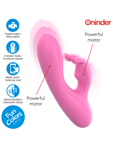 ONINDER CUTE - LOVE BUNNY VIBRATOR G-SPOT CLITORIS - FREE WORLDWIDE APP