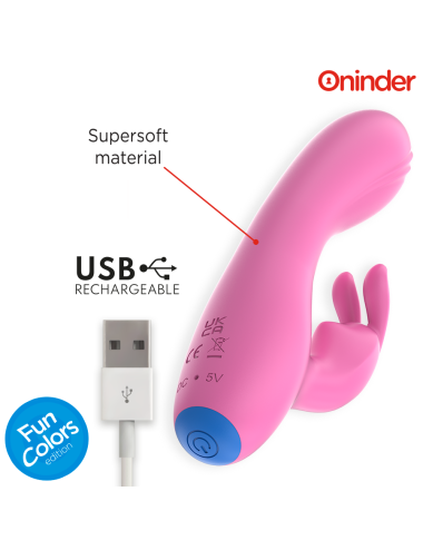 ONINDER CUTE - LOVE BUNNY VIBRATOR G-SPOT CLITORIS - FREE WORLDWIDE APP