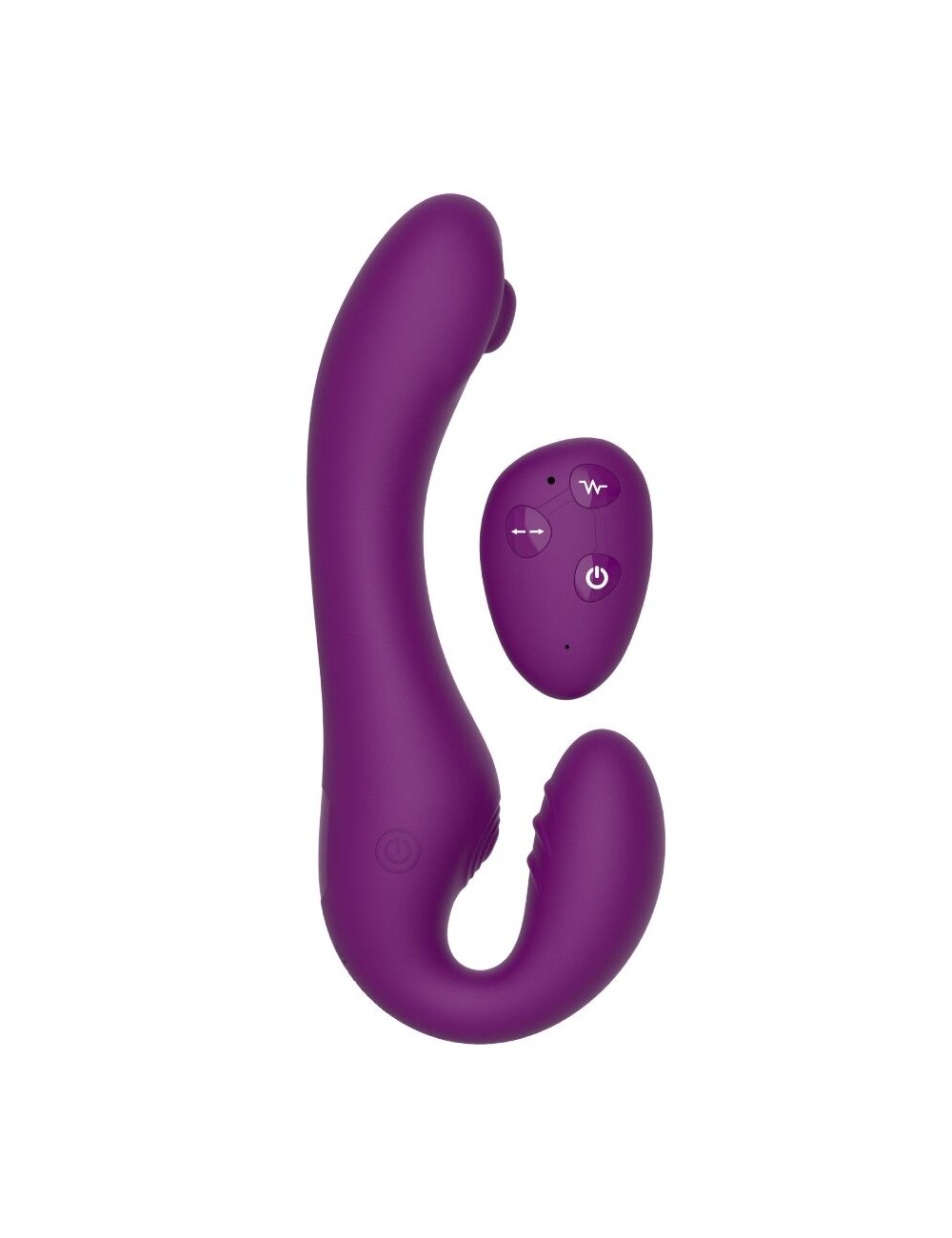 XOCOON - 2 IN 1 STRAPLESS STRAP-ON VIBRATOR WITH REMOTE CONTROL PURPLE XOCOON - 2 IN 1 STRAPLESS STRAP-ON VIBRATOR WITH REMOTE CONTROL PURPLE