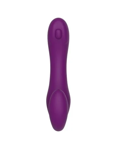 XOCOON - 2 IN 1 STRAPLESS STRAP-ON VIBRATOR WITH REMOTE CONTROL PURPLE