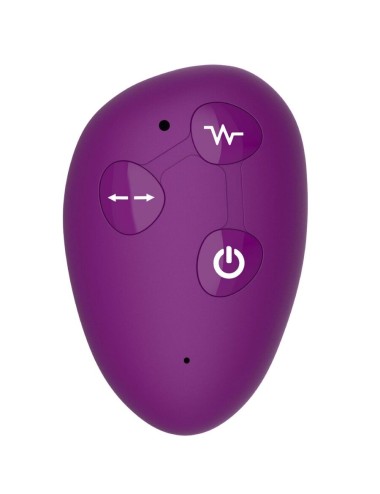 XOCOON - 2 IN 1 STRAPLESS STRAP-ON VIBRATOR WITH REMOTE CONTROL PURPLE