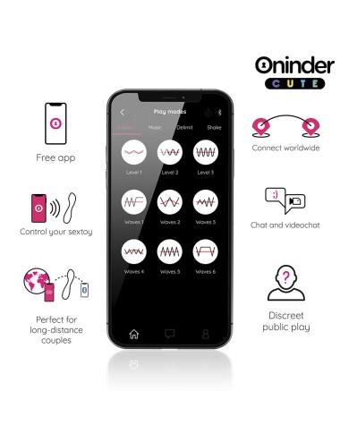 ONINDER CUTE - LOVE BUDDY MASTER G-SPOT VIBRATOR - FREE WORLDWIDE APP