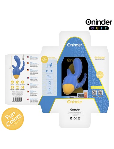 ONINDER CUTE - LOVE 3 SOME TRIPLE VIBRATOR - FREE WORLDWIDE APP