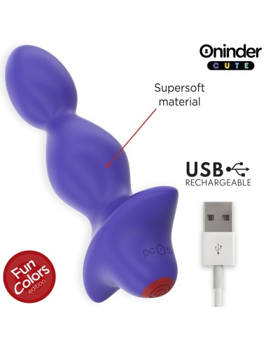 ONINDER CUTE - LOVE BUTT VIBRATING ANAL PLUG DILATOR - FREE WORLDWIDE APP