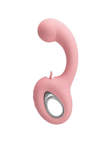 PRETTY LOVE - ERYNNYES G-SPOT VIBRATOR + CLITORIS STIMULATOR 10 VIBRATIONS PINK