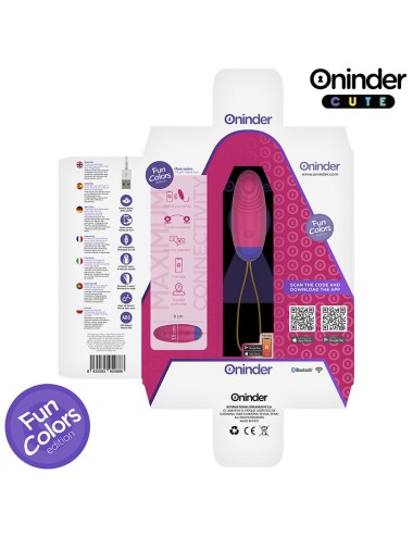 ONINDER CUTE - LOVE PLEASURE VIBRO-WAVE TAPPING SILICONE EGG - FREE WORLDWIDE APP