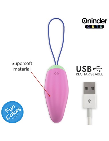 ONINDER CUTE - LOVE PLEASURE VIBRO-ROTATING EGG 360 SILICONE - FREE WORLDWIDE APP