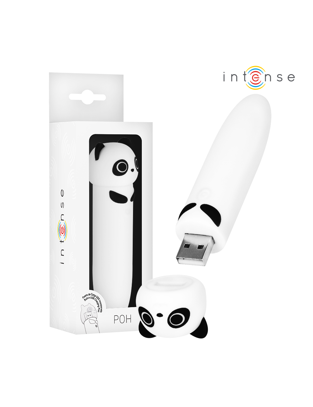 INTENSE - POH PANDA VIBRATING BULLET USB RECHARGEABLE 10 X 2.2 CM INTENSE - POH PANDA VIBRATING BULLET USB RECHARGEABLE 10 X 2.2 CM