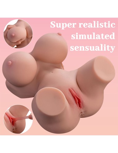 XISE - FRIEDA REALISTIC FEMALE TORSO WITH VIBRATION 36 CM