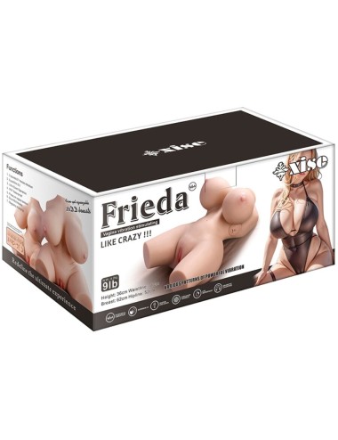 XISE - FRIEDA REALISTIC FEMALE TORSO WITH VIBRATION 36 CM