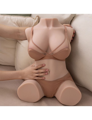 XISE - DANIA THRUSTING REALISTIC TORSO WITH FEMALE VIBRATION 52 CM