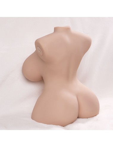 XISE - TINY THRUSTING REALISTIC TORSO WITH FEMALE VIBRATION 40 CM