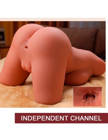 XISE - MIAH LADY BOY FEMALE TORSO WITH DILDO WITH VIBRATION AND THRUSTING 55 CM