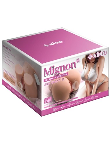 XISE - MIGNON SUCKING REALISTIC VAGINA MASTURBATOR WITH VIBRATION AND STIMULATING WAVES AND REMOTE CONTROL 6 KG