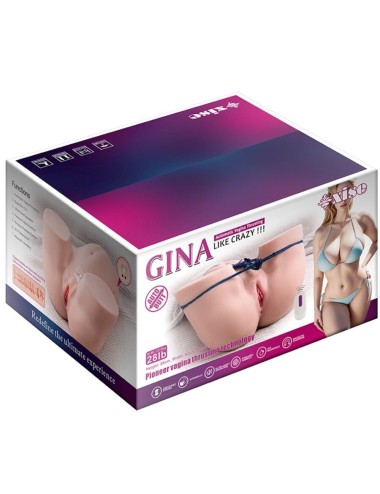 XISE - GINA MULTIPOSITION REALISTIC VAGINA MASTURBATOR WITH VIBRATION AND REMOTE CONTROL