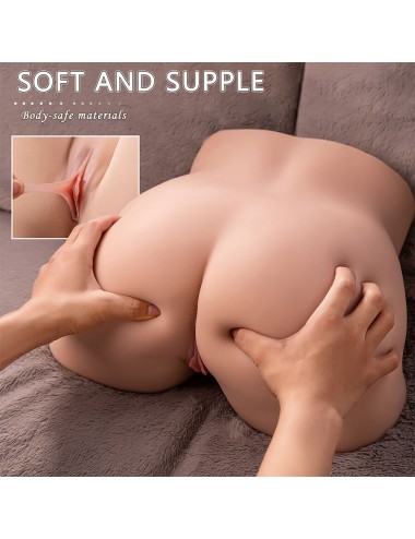 XISE - ETHEL THRUSTING REALISTIC VAGINA MASTURBATOR WITH MULTI-POSITION VIBRATION