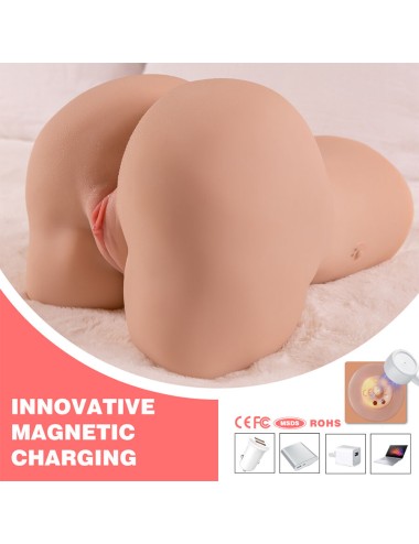 XISE - DANAE THRUSTING REALISTIC VAGINA MASTUBADOR WITH MULTI-POSITION VIBRATION