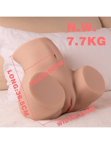 XISE - DANAE THRUSTING REALISTIC VAGINA MASTUBADOR WITH MULTI-POSITION VIBRATION