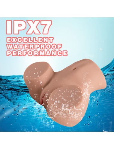 XISE - DANAE THRUSTING REALISTIC VAGINA MASTUBADOR WITH MULTI-POSITION VIBRATION