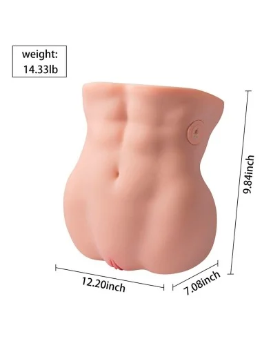XISE - LYDIA FEMALE VAGINA MASTURBATOR WITH THRUSTING 25 CM