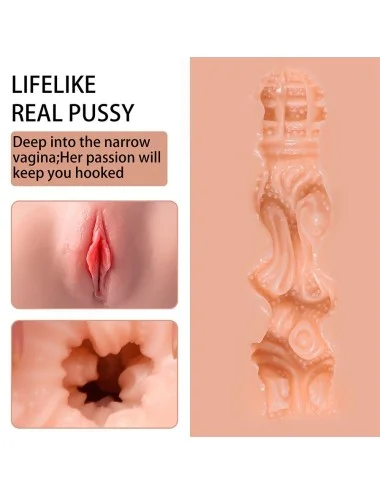 XISE - LYDIA FEMALE VAGINA MASTURBATOR WITH THRUSTING 25 CM
