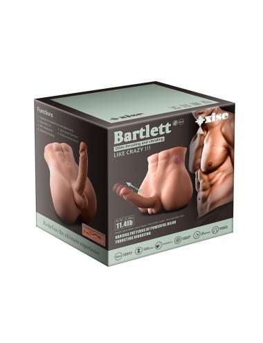 XISE - BERTLETT DILDO ASS REALISTIC DILDO AND ANUS MASTURBATOR FRONT POSITION WITH THRUSTING 18 CM
