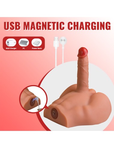 XISE - PEEL DILDO ASS REALISTIC DILDO MASTURBATOR FRONT POSITION WITH THRUSTING 17.5 CM