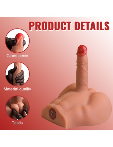 XISE - PEEL DILDO ASS REALISTIC DILDO MASTURBATOR FRONT POSITION WITH THRUSTING 17.5 CM