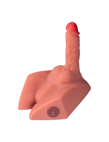 XISE - MICHAEL REALISTIC DILDO AND ANUS MASTURBATOR WITH THRUSTING 15 CM