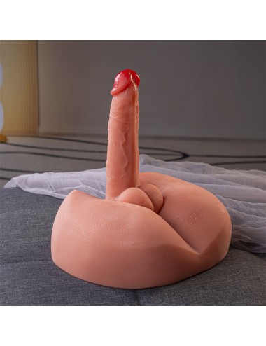 XISE - HONEY REALISTIC DILDO MASTURBATOR WITH VIBRATION 25 CM