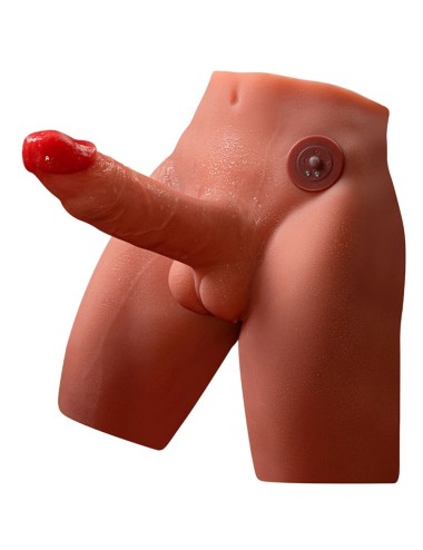 XISE - JASON REALISTIC DILDO MASTURBATOR WITH THRUSTING AND VIBRATION 17 CM