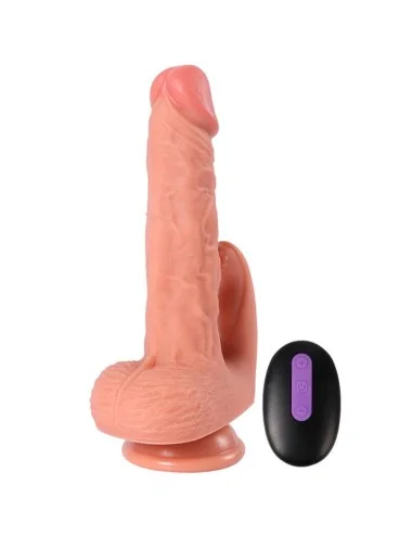 SHEQU - HAYDEN DILDO AND CLITORIS STIMULATOR WITH VIBRATION AND REMOTE CONTROL 16 CM