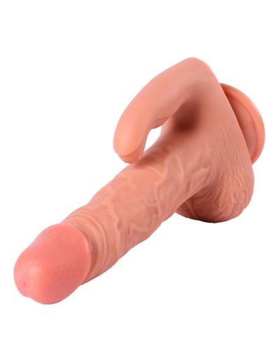 SHEQU - HAYDEN DILDO AND CLITORIS STIMULATOR WITH VIBRATION AND REMOTE CONTROL 16 CM
