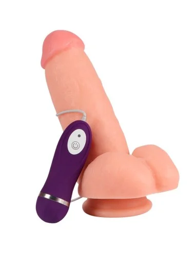 SHEQU - RED EAGLE VIBRATOR DILDO WITH REMOTE CONTROL 17 CM