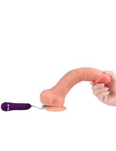 SHEQU - APOLO VIBRATOR DILDO WITH REMOTE CONTROL 24.5 CM