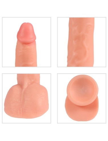 SHEQU - BEAST VIBRATING DILDO WITH REMOTE CONTROL 24.5 CM