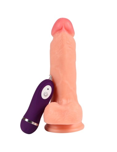 SHEQU - IRON DRAGON VIBRATOR DILDO WITH REMOTE CONTROL 17.5 CM