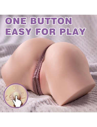XISE - FENNIE SHAKING REALISTIC MULTIPOSITION VAGINA AND ANUS MASTURBATOR WITH VIBRATION