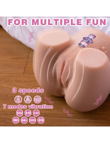 XISE - CONNIE BACK MASTURBATOR VAGINA AND ANUS REALISTIC MULTIPOSITION WITH VIBRATION