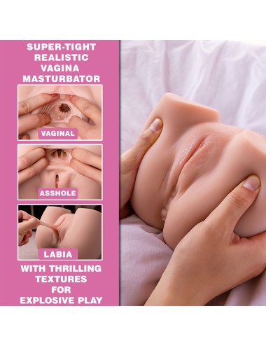 XISE - CONNIE BACK MASTURBATOR VAGINA AND ANUS REALISTIC MULTIPOSITION WITH VIBRATION