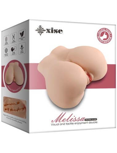 XISE - MELISSA REALISTIC MULTI-POSITION VAGINA AND ANUS MASTURBATOR