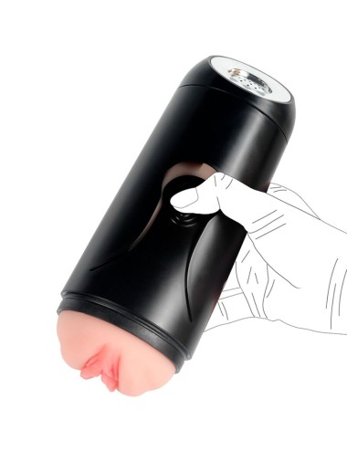 SHEQU - FANNY VAGINA MASTURBATOR WITH VIBRATION