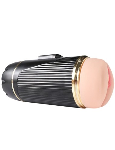 SHEQU - KAY DOUBLE MASTURBATOR WITH DUAL MOUTH AND VAGINA VIBRATION