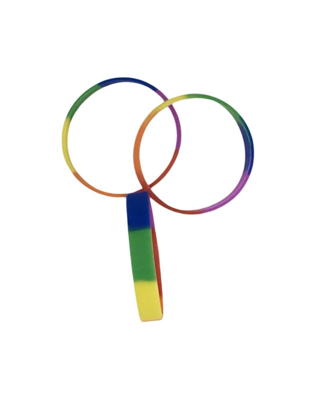 PRIDE - LGBT FLAG SILICONE BRACELET PRIDE - LGBT FLAG SILICONE BRACELET